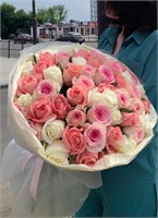 букет из 51 розы микс