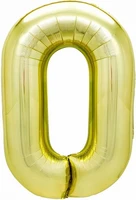 Шары фольгированные. Цифра № 0 11248
