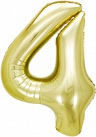 Шары фольгированные. Цифра № 4 11252