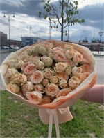 Розочки кустовые кремовые 11136