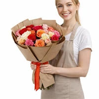 25 роз mix 11261