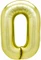 Шары фольгированные. Цифра № 0 11248